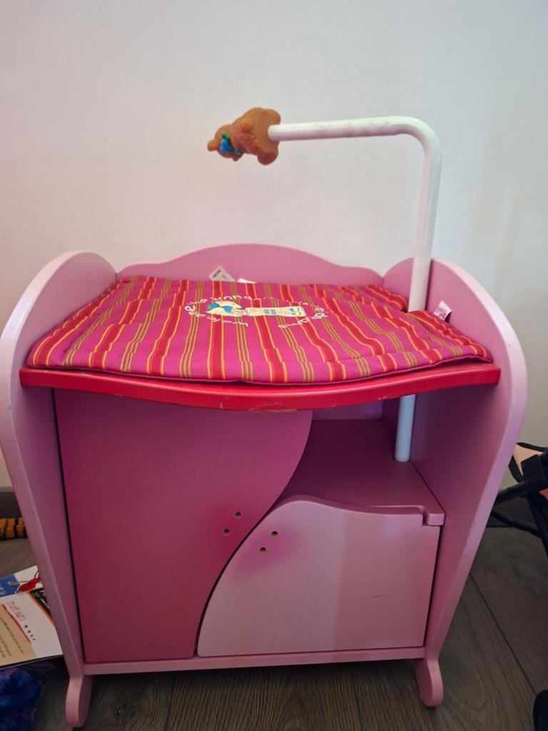 Verschoningstafel baby, Ophalen