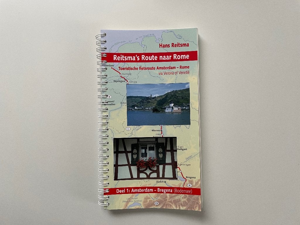 Reitsma route naar Rome deel 1, Overige merken, Fiets- of Wandelgids, Europa, Ophalen of Verzenden
