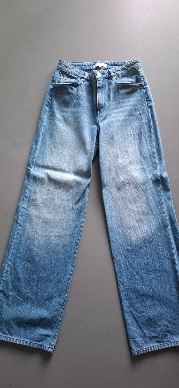 Dante 6 Nuit coated wide leg jeans maat W27, Dante 6, Blauw, Ophalen of Verzenden, Zo goed als nieuw