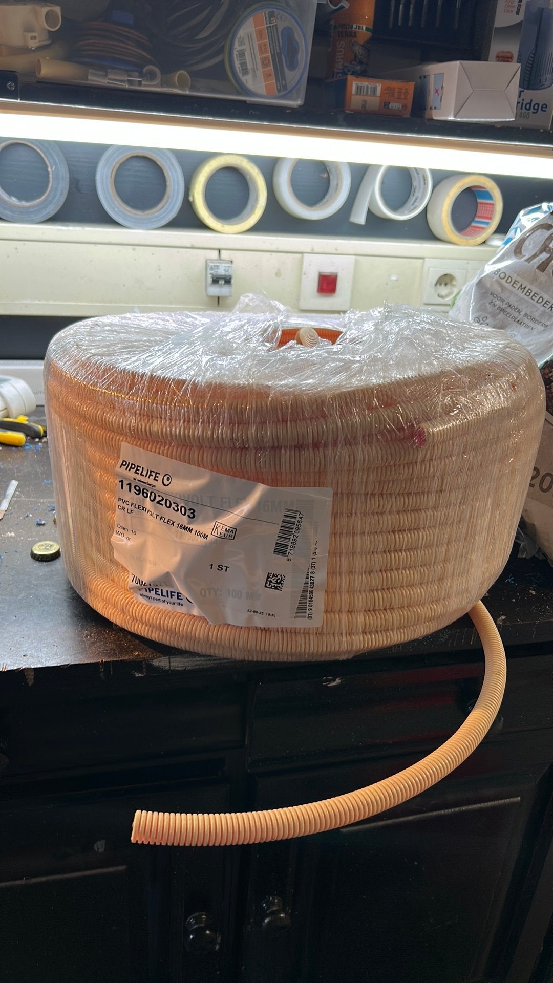 Pvc buis dn160mm1 ca 95m1, Ophalen, Zo goed als nieuw, Overige typen