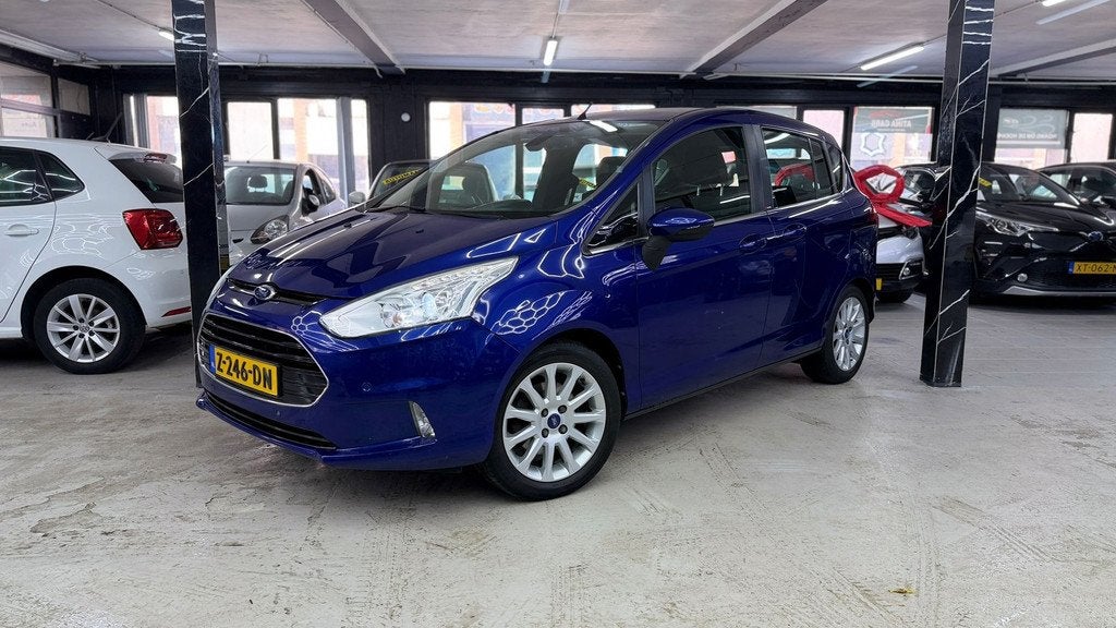 Ford B-Max 1.6 TI-VCT Titanium Automaat | Camera | Trekhaak, Auto's, Ford, Gebruikt, 4 cilinders, Leder en Stof, 480 kg
