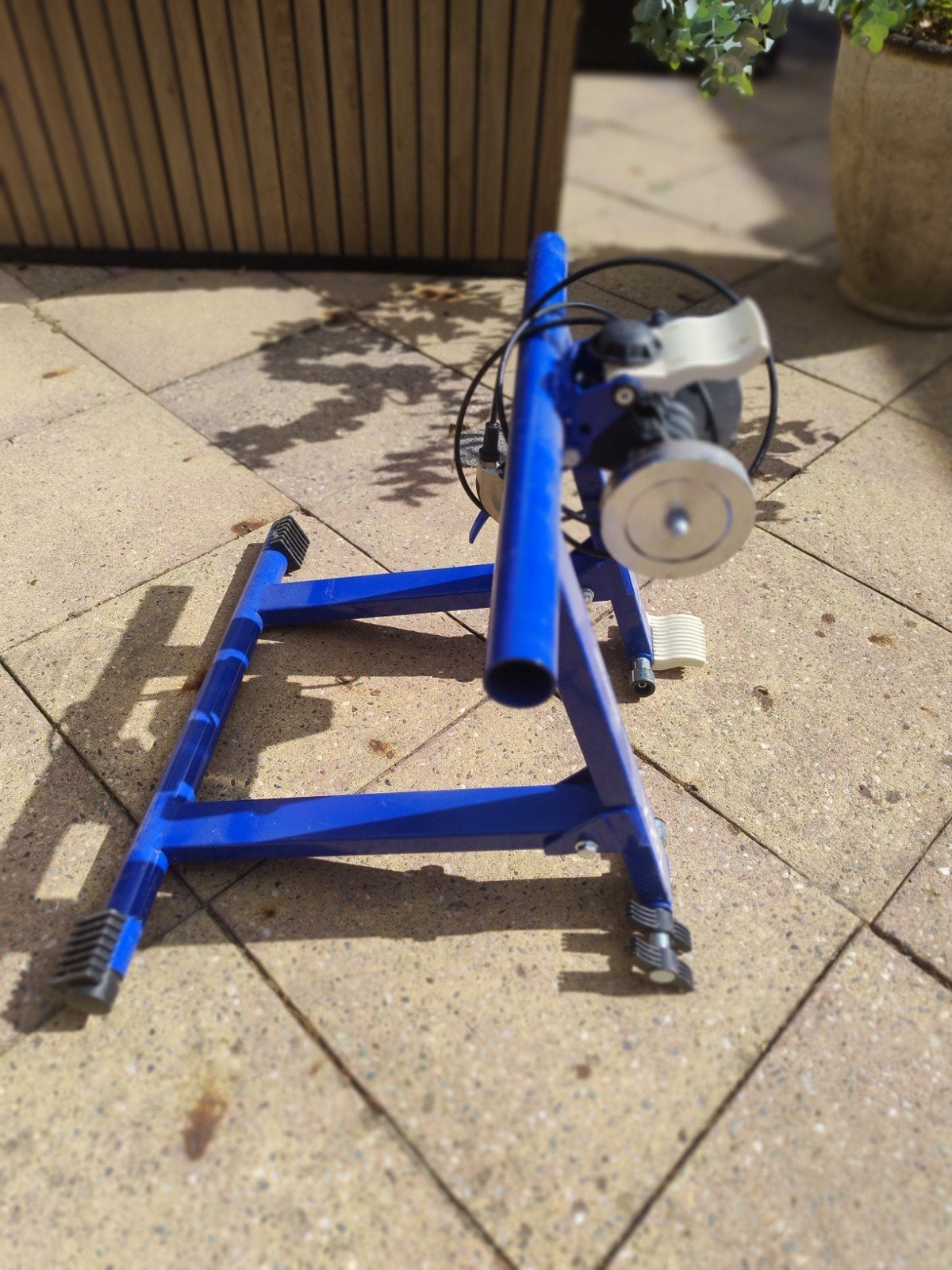 Tacx Cycletrack Fietstrainer - Blauw, Ophalen, Gebruikt, Overige typen, Staal