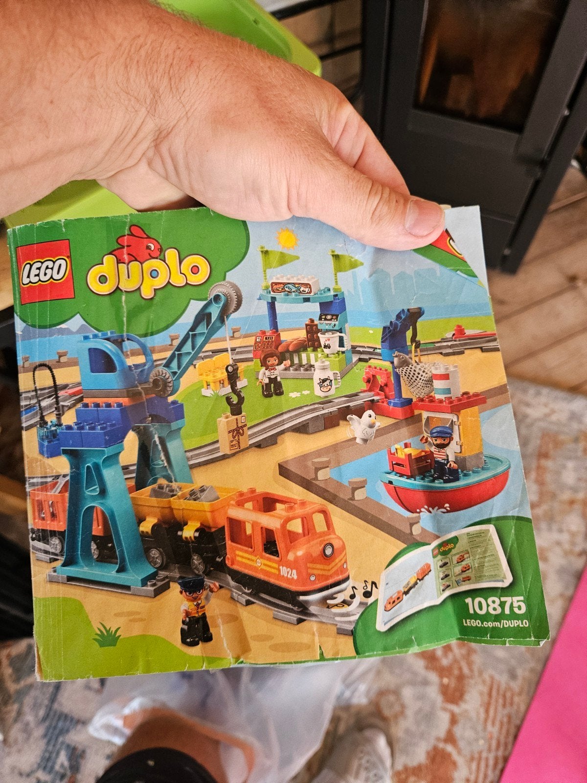 Lego Duplo 10875 met extra rails, onderdelen en blokjes, Kinderen en Baby's, Speelgoed | Duplo en Lego, Gebruikt, Overige thema's