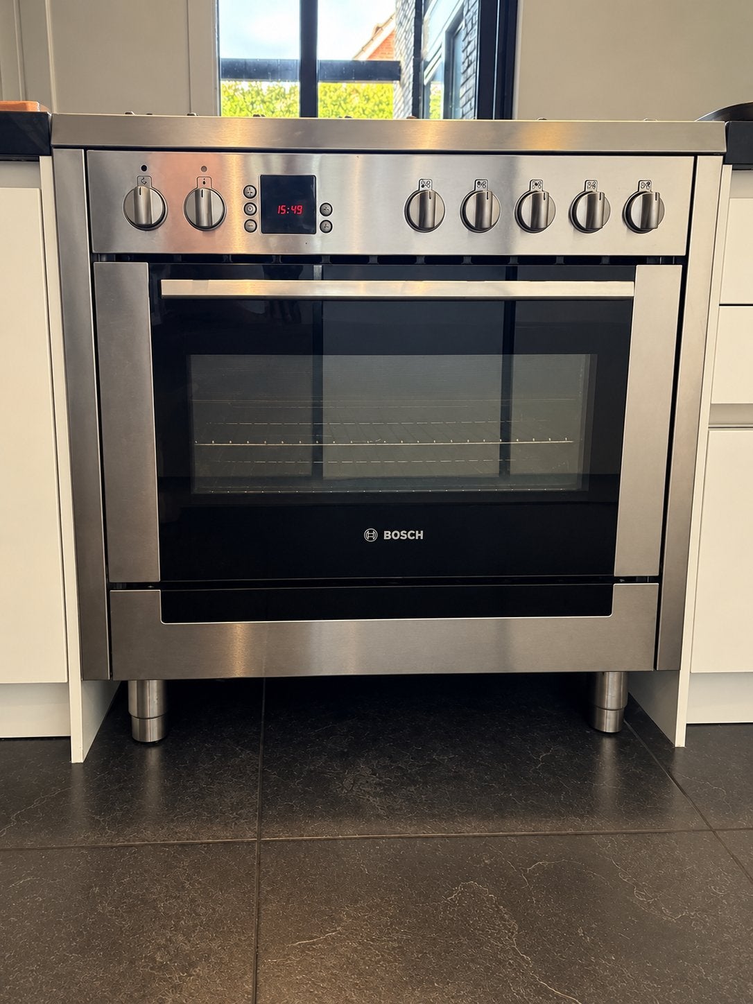 Bosch HSB745055 - vrijstaand fornuis met oven, Ophalen, Gebruikt, 60 cm of meer, Gas
