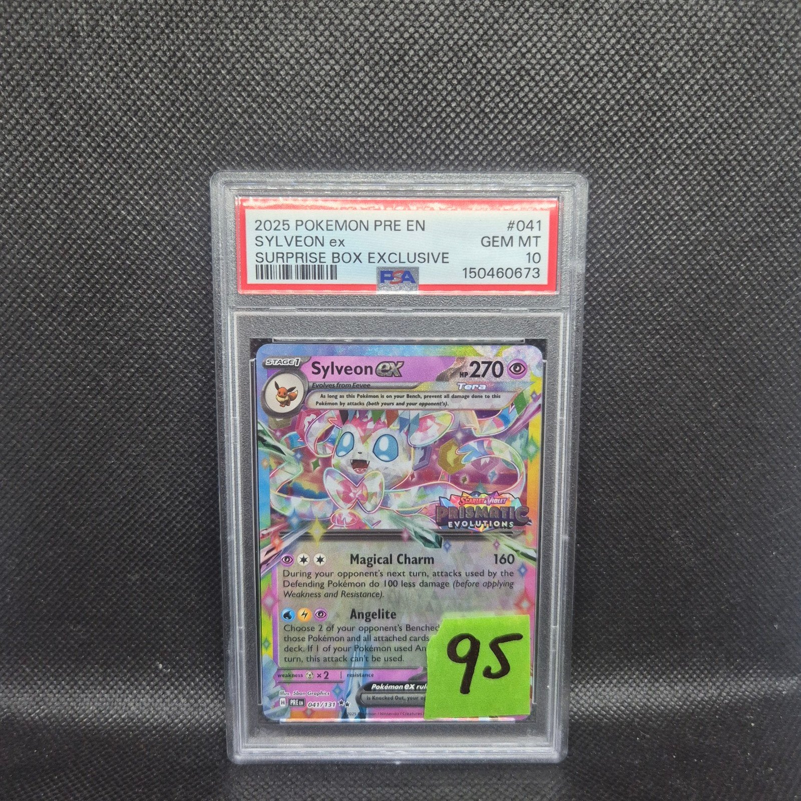 Sylveon Ex Suprise Box Exclusive PRE EN PSA 10, Ophalen of Verzenden