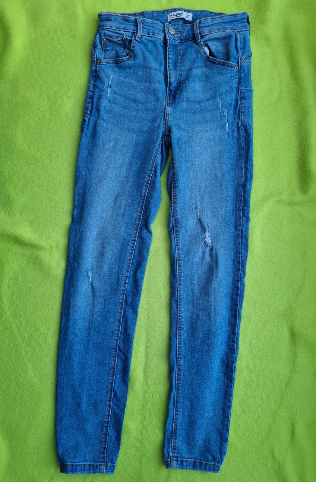 NIEUW Pull and Bear mt M jeans stretch, Ophalen, Nieuw, Blauw, W30 - W32 (confectie 38/40)