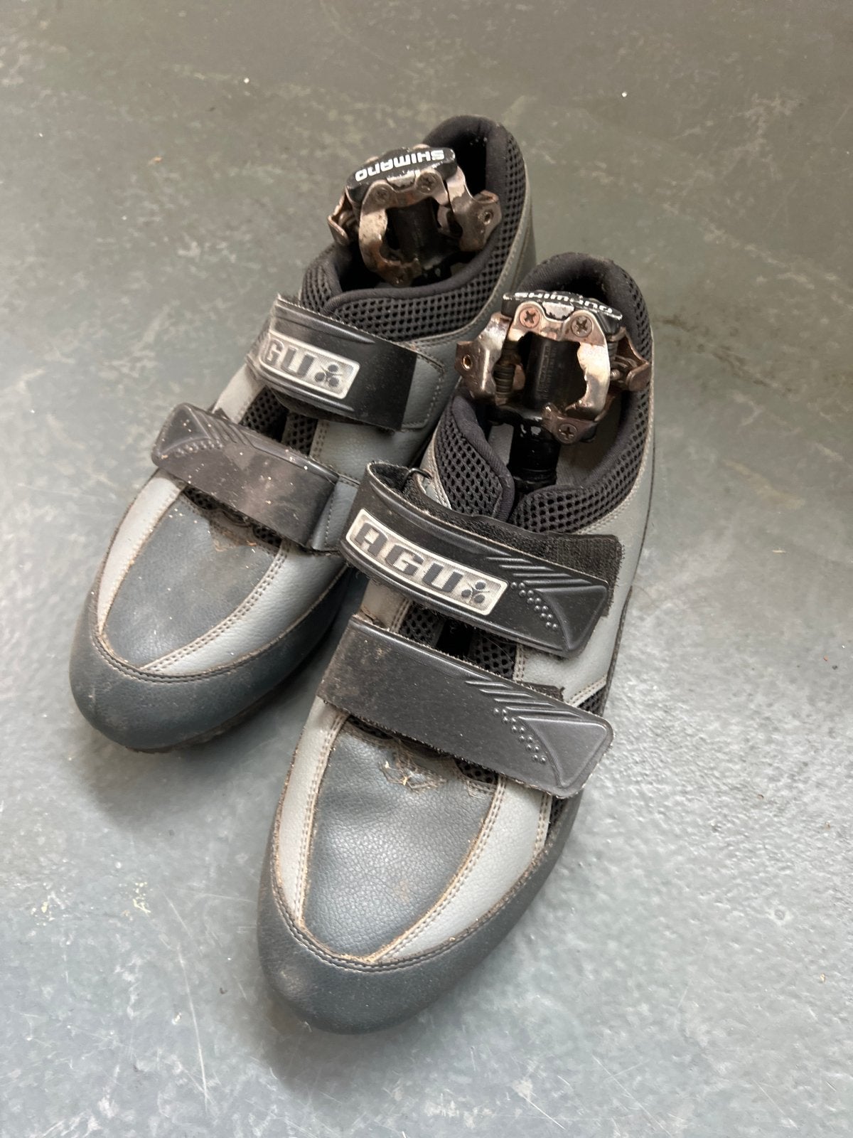 AGU Fietsschoenen met Shimano SPD-pedalen maat 43, Gebruikt, Heren, Schoenen, Overige maten