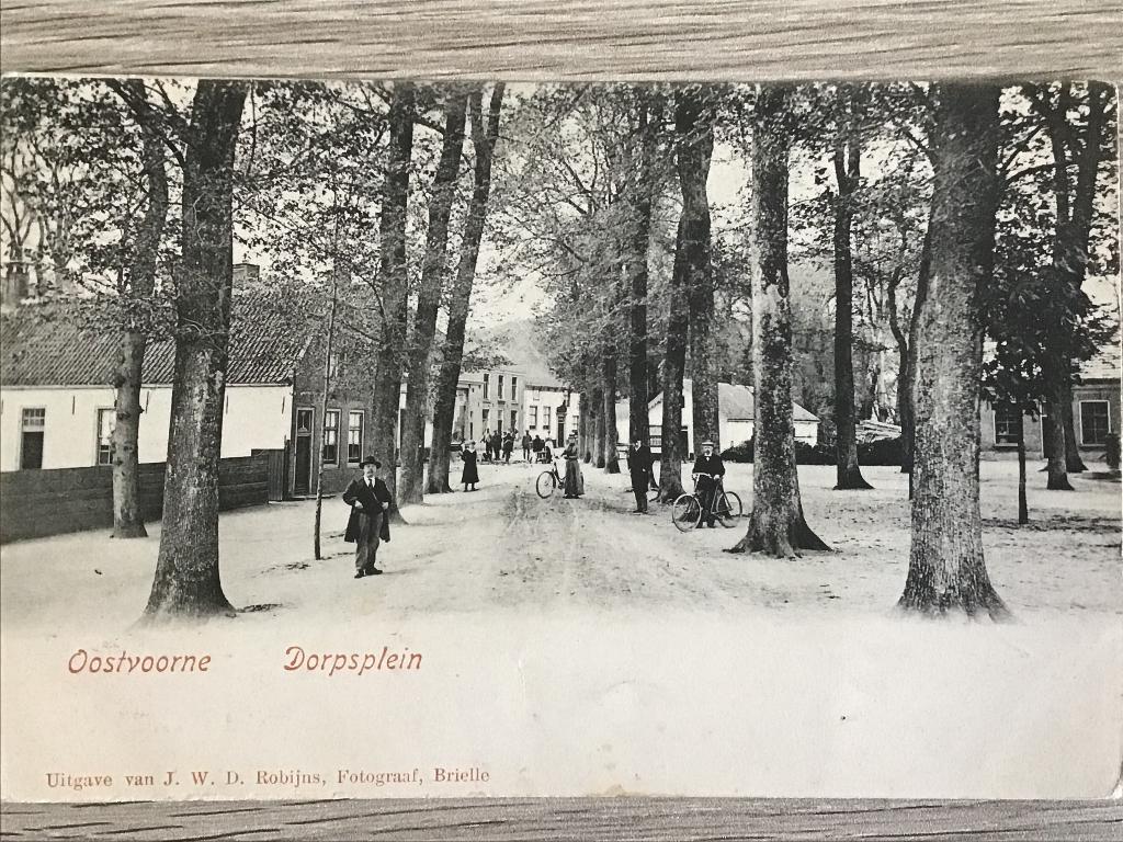 Oostvoorne Dorpsplein ca 1900-05, Verzenden, Voor 1920, Gelopen, Zuid-Holland