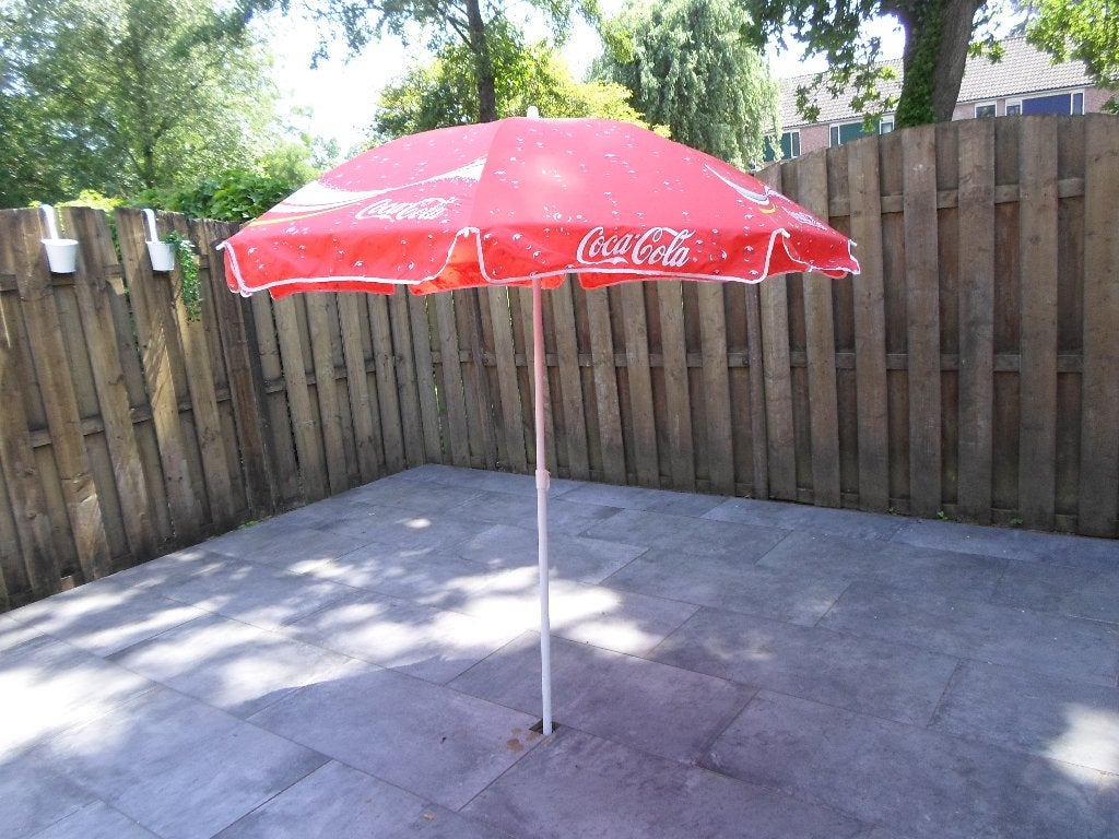 coca cola parasol, Tuin en Terras, Parasols, Ophalen, Gebruikt