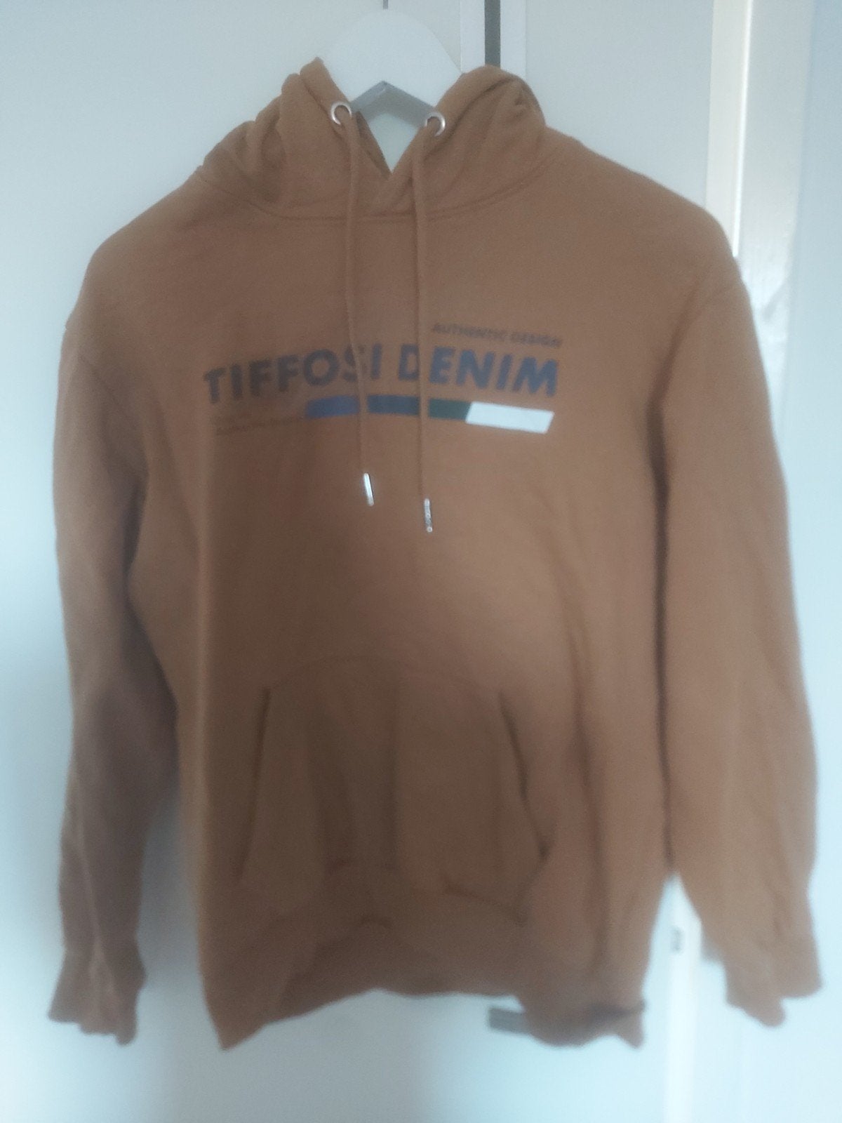 Bruine Tiffosi Denim Hoodie, Ophalen of Verzenden, Gedragen, Tiffosi Denim
