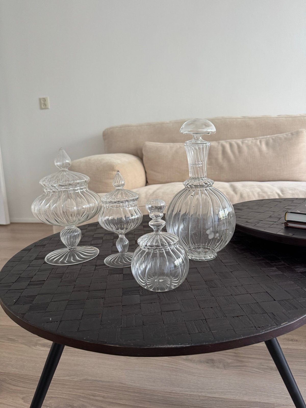 Zara Home glazen potten set, Ophalen, Gebruikt, Meerkleurig, Glas