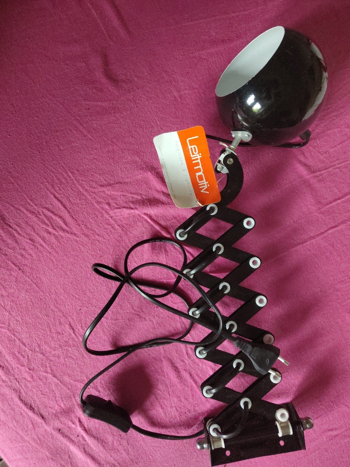 Leitmotiv uitschuifbare wandlamp - Zwart, Overige merken, Gebruikt, Zwart, Modern