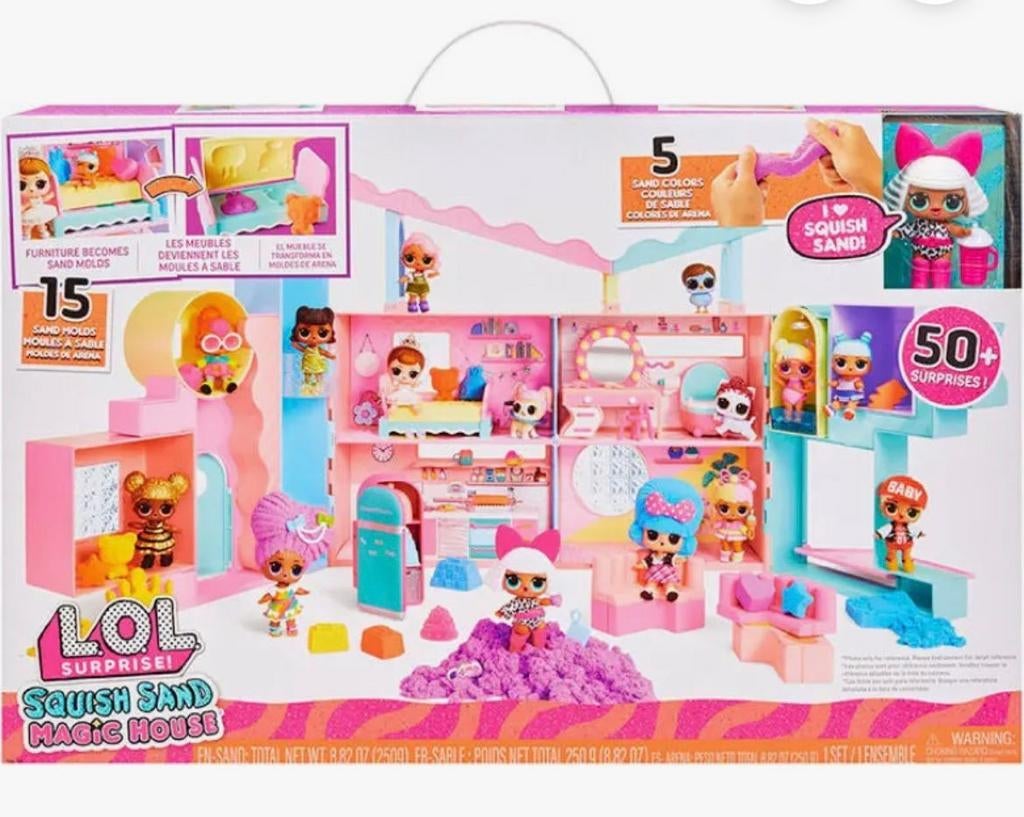 L.O.L. Surprise! Squish Sand Magic House - Inklapbaar, Kinderen en Baby's, Ophalen, Gebruikt, Poppenhuis