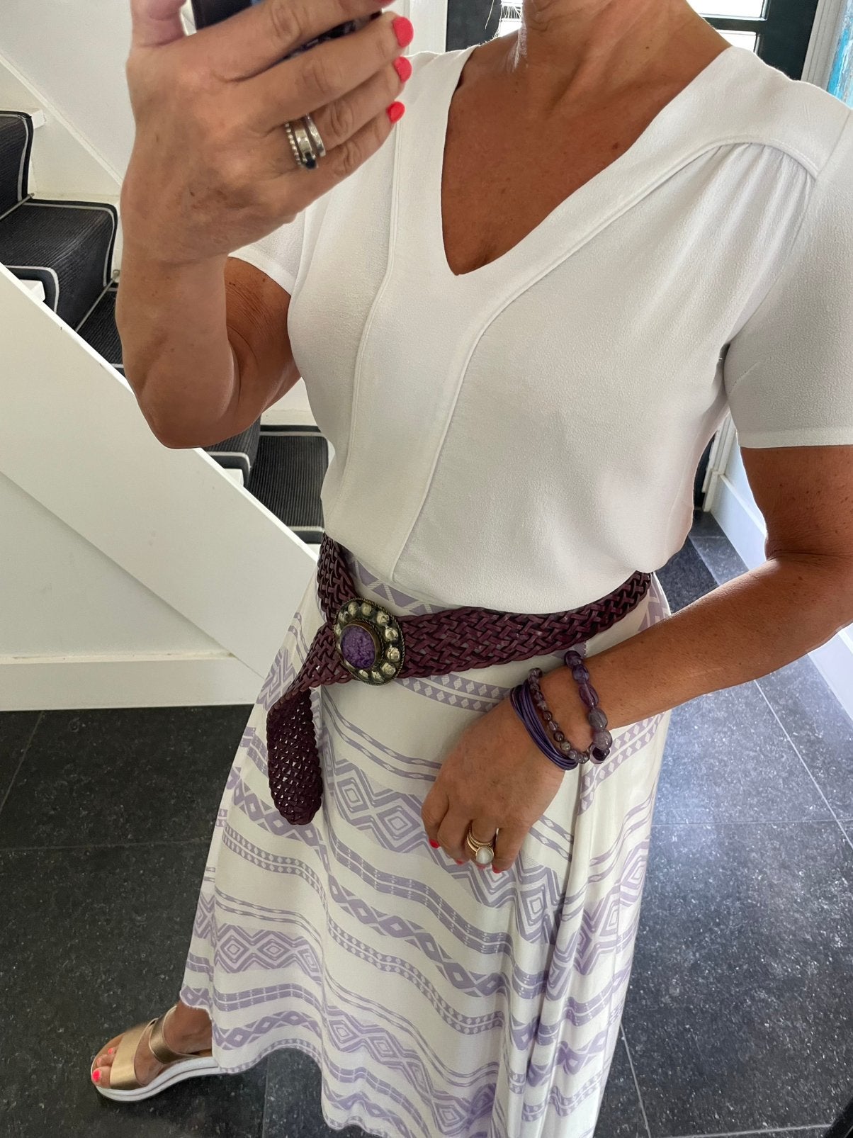 Ba&Sh, prachtige witte blouse, maat 1, S/M, Kleding | Dames, Blouses en Tunieken, Ophalen of Verzenden, Zo goed als nieuw, Maat 38/40 (M)