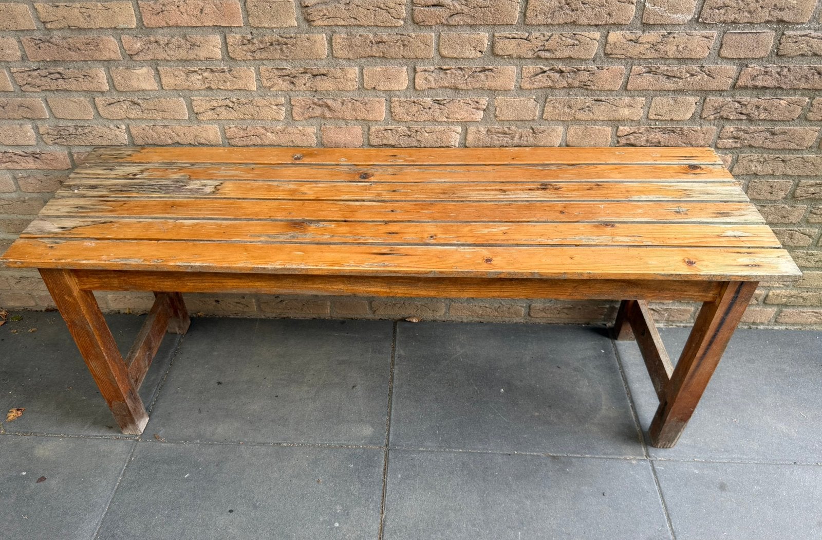 Houten bankje opknapper, Ophalen, Gebruikt, Hout