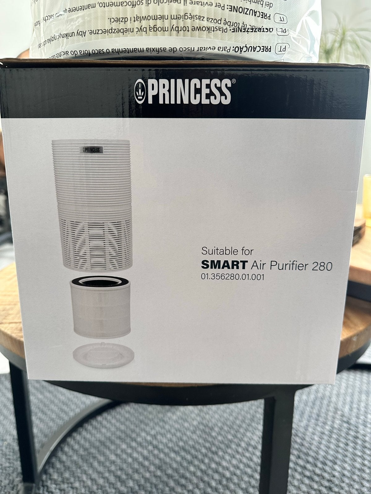 Princess Smart Luchtreiniger 280 Filter - Nieuw, Witgoed en Apparatuur, Luchtbehandelingsapparatuur, Ophalen of Verzenden, Nieuw