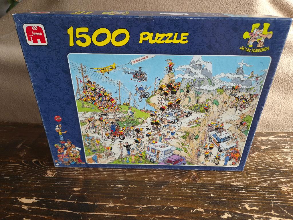 1500 stukjes Jan van Haasteren tour de France, Ophalen, 500 t/m 1500 stukjes, Zo goed als nieuw, Legpuzzel