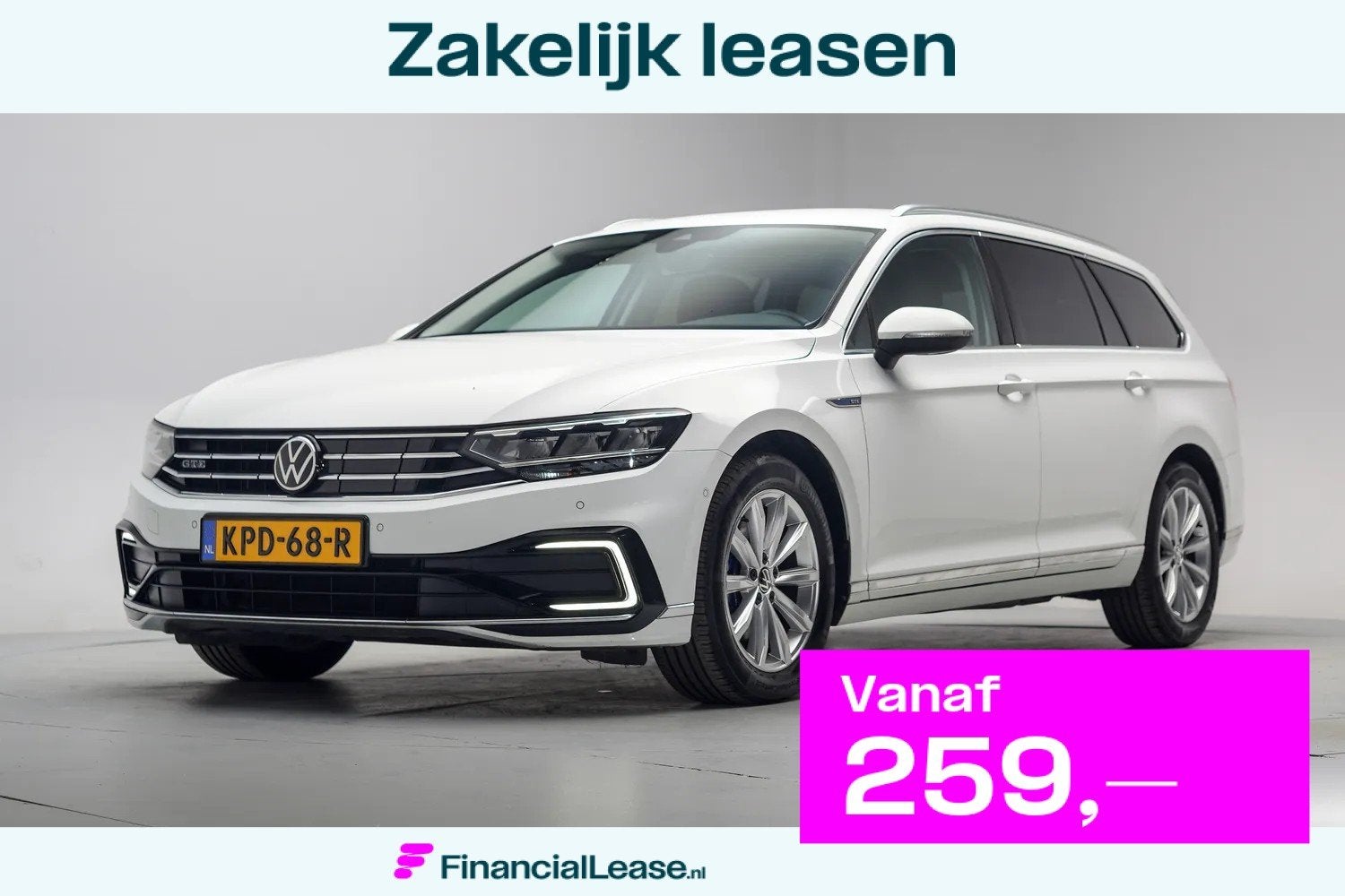 Volkswagen Passat Variant 1.4 TSI GTE Business [ LED Navi Ca, Gebruikt, 4 cilinders, Wit, Hybride Elektrisch/Benzine