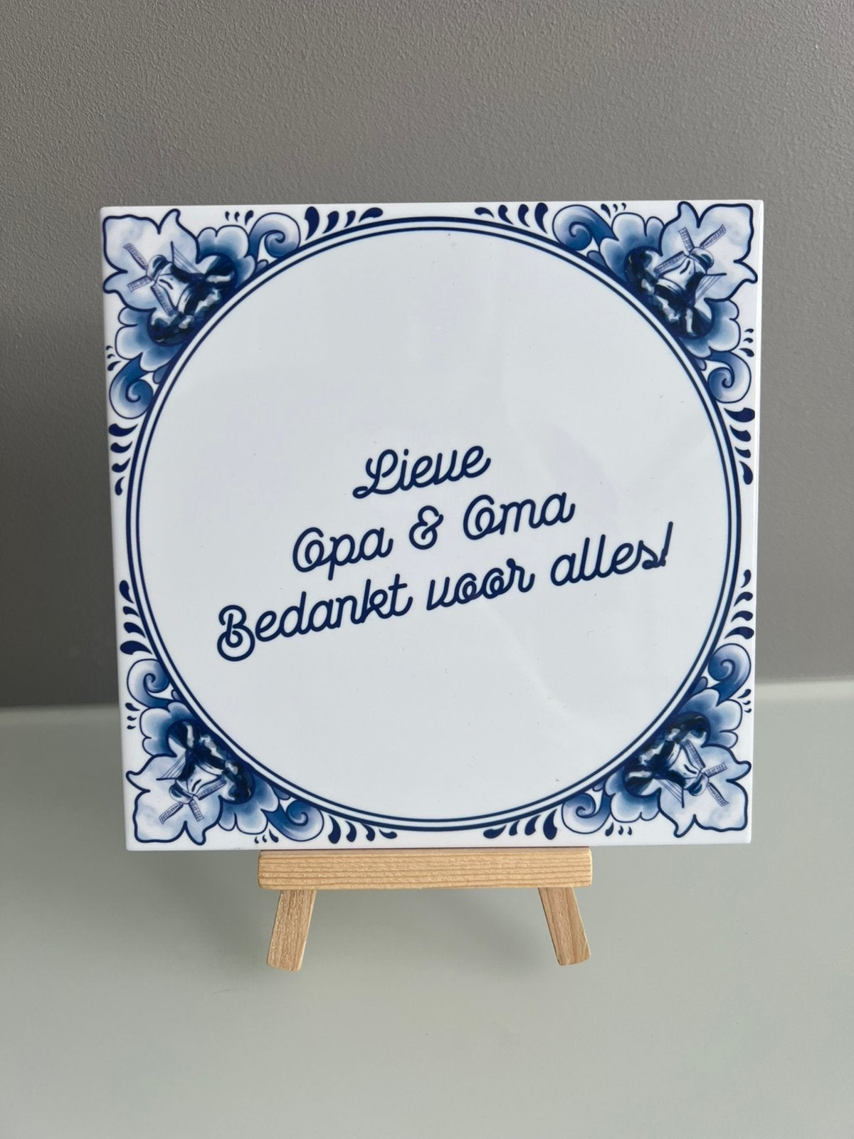 Tegeltje incl Houdertje €9,99, Antiek en Kunst, Ophalen