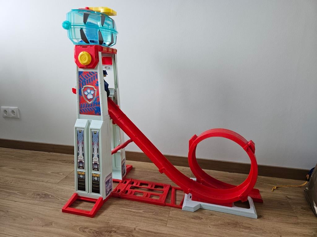 Paw Patrol Uitkijktoren met Looping Baan, Ophalen, Zo goed als nieuw