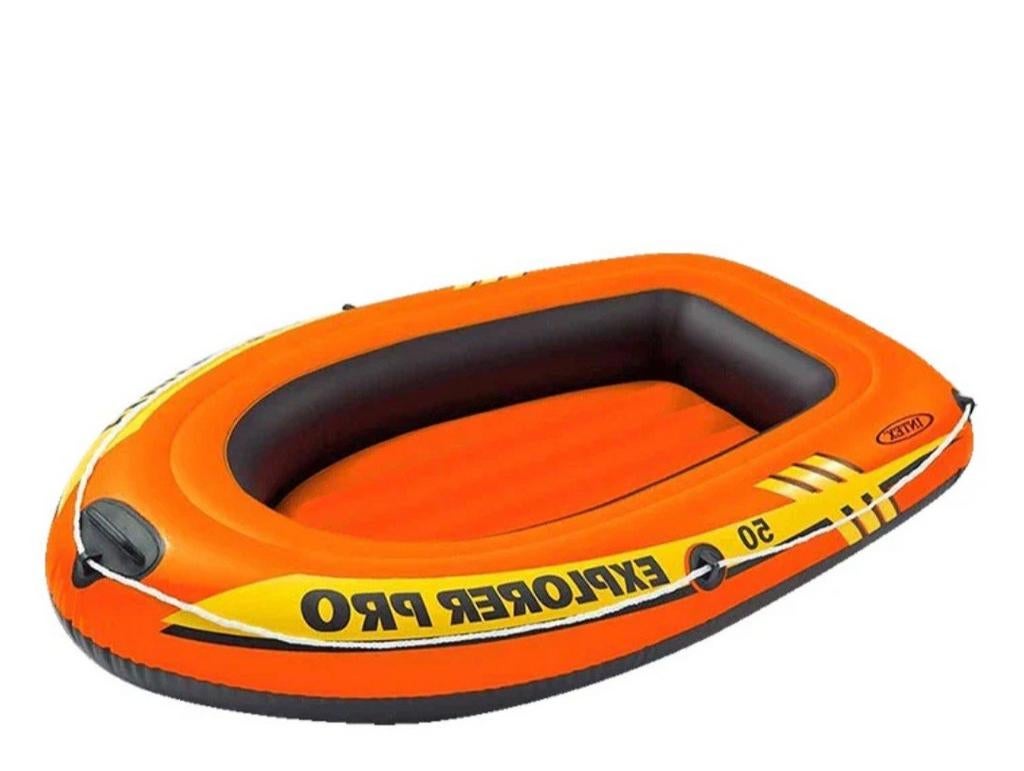 Intex opblaasbare boot Explorer Pro 50 met 2 peddels, Verzenden, Zo goed als nieuw