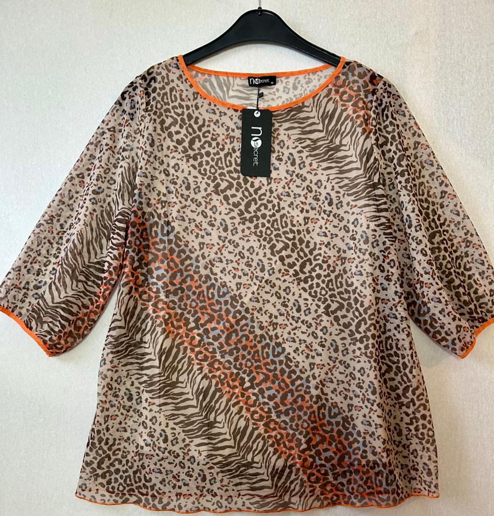 No Secret Apart stretch shirt 46, Kleding | Dames, Grote Maten, Verzenden, Nieuw, Shirt of Top