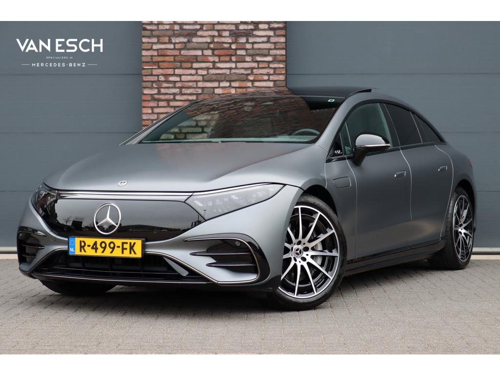 Mercedes-Benz EQS 450+ AMG Line Premium 108 kWh | Luchtverin, Auto's, 294 min, Achterwielaandrijving, Gebruikt, 124 €/maand