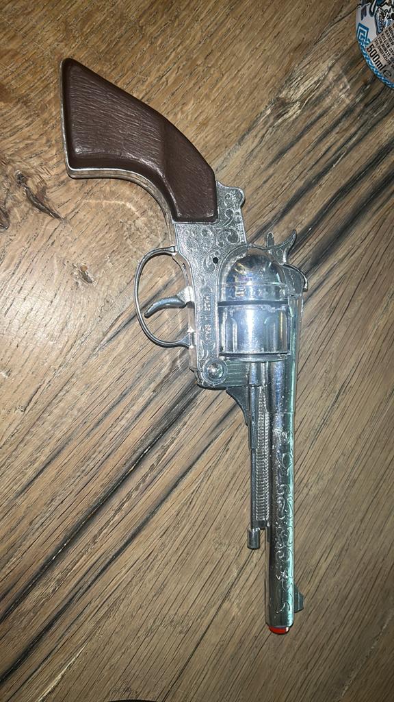 Vintage Speelgoed Revolver - Made in Spain, Ophalen of Verzenden