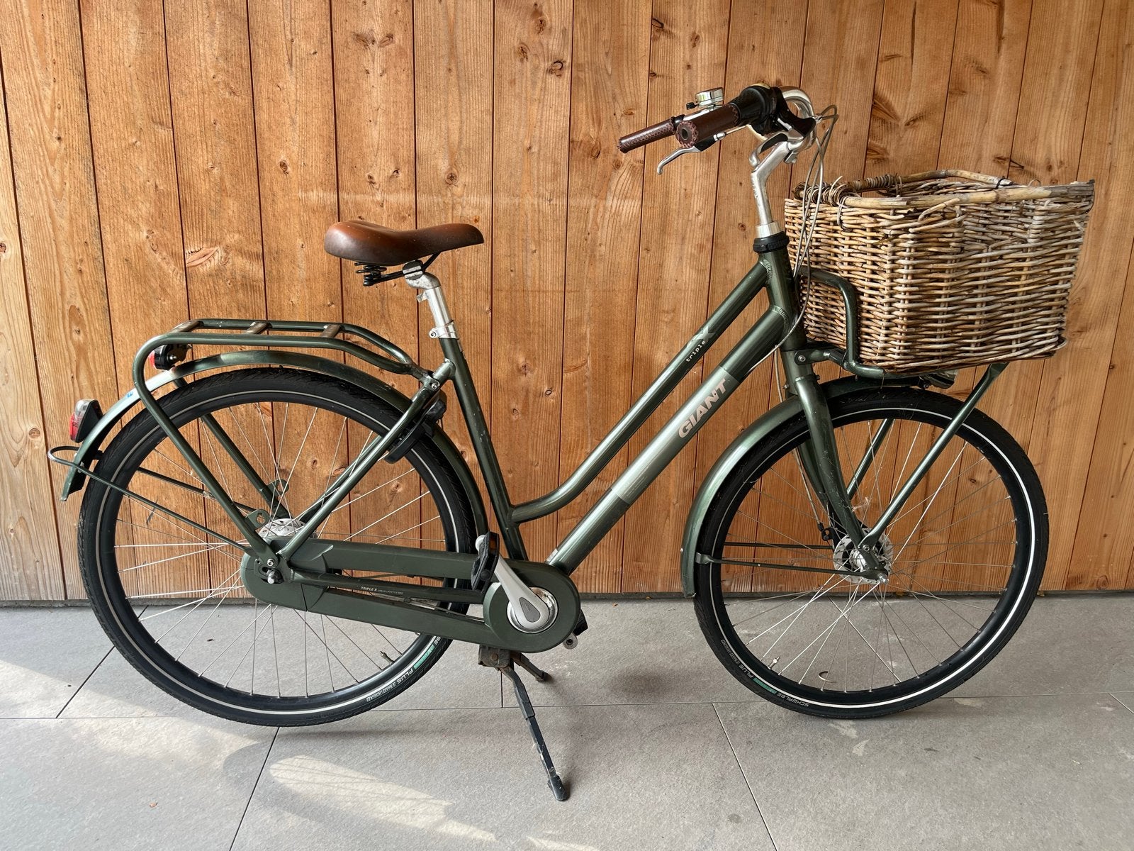 Giant Triple X damesfiets - Maat L, 7 versnellingen, Fietsen en Brommers, Fietsen | Dames | Damesfietsen, Ophalen, Gebruikt, Versnellingen