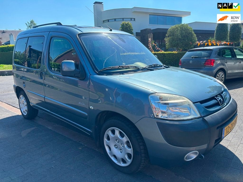Peugeot Partner MPV 1.6-16V Zenith glazendaken airco zeer lu, Auto's, Stof, Gebruikt, Origineel Nederlands, Handgeschakeld