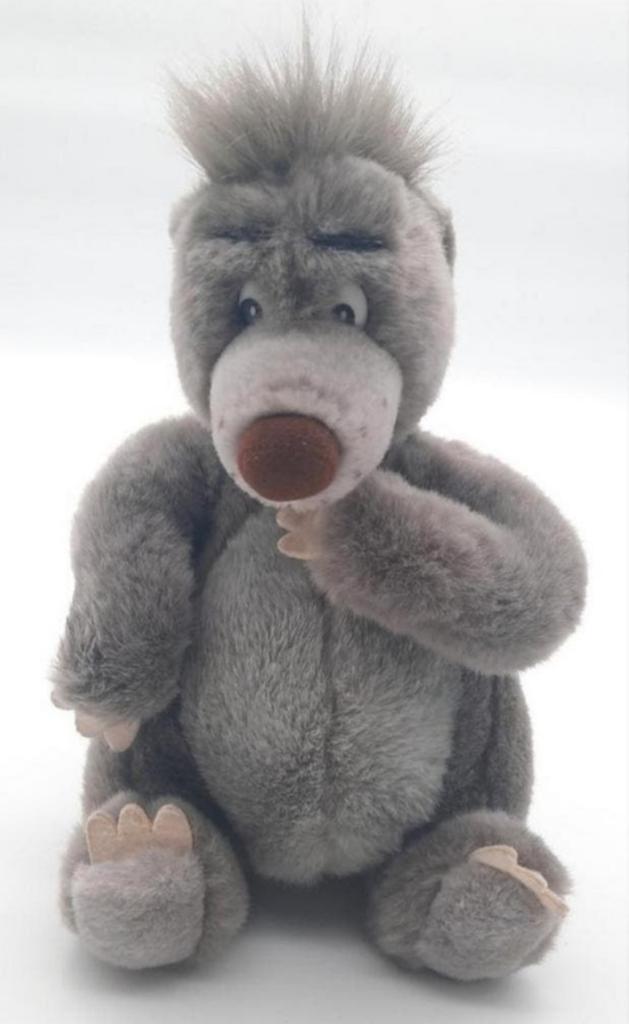 Jungle Book Baloe knuffel ca. 23cm hoog Disneyland Paris, Ophalen of Verzenden, Leeuwenkoning of Jungle Boek, Zo goed als nieuw