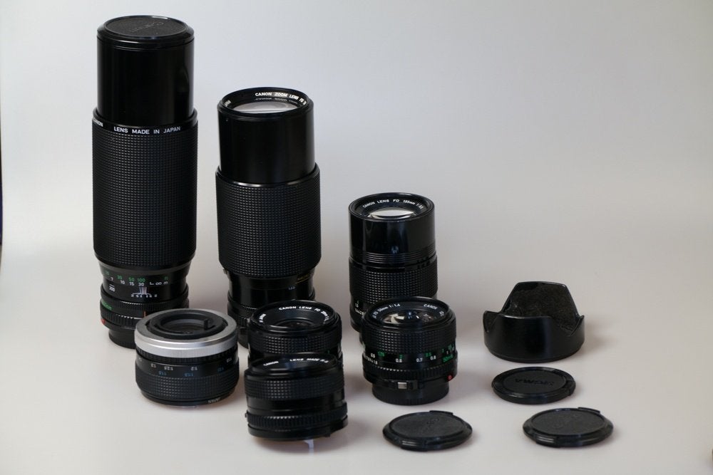 Canon  FD lenzen voor AE-1 A-1 AV-1 T70 T90 etc, Audio, Tv en Foto, Fotocamera's Analoog, Ophalen of Verzenden, Gebruikt, Spiegelreflex