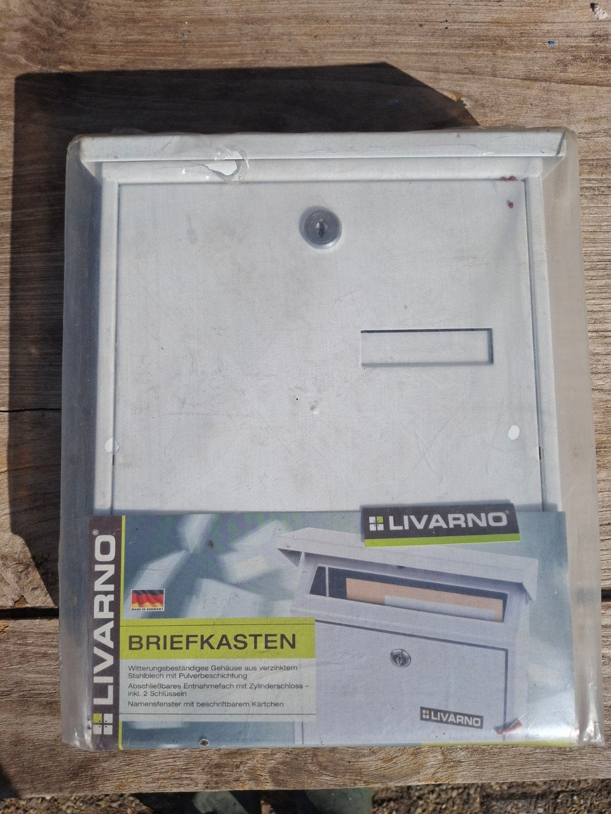 Nieuwe brievenbus - Livarno - Wit, Tuin en Terras, Brievenbussen, Ophalen