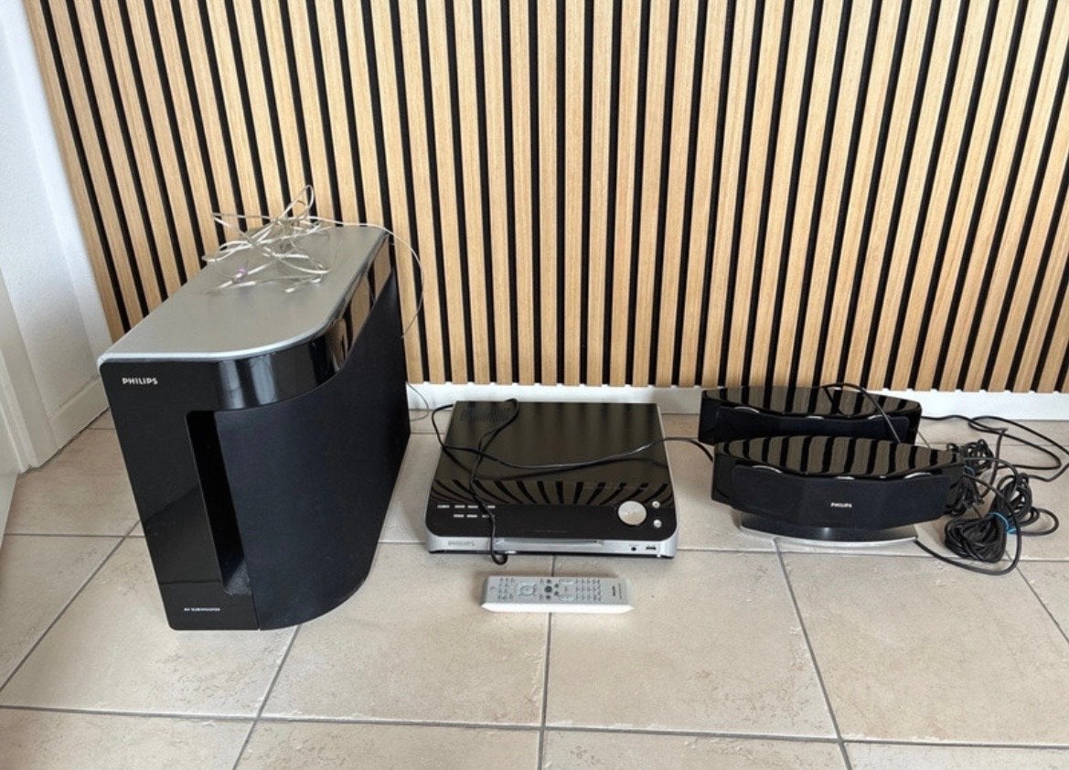 Philips HTS6510/12 DVD en home theater systeem met subwoofer, Audio, Tv en Foto, Home Cinema-sets, Philips, 2.1-systeem, 70 watt of meer