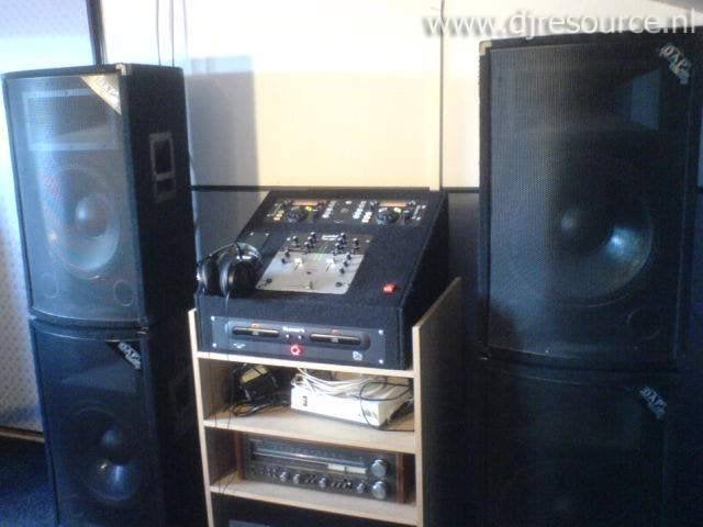 DJ / drive-in set – 4x DAP speakers + lichtset + DJ-console, Ophalen, Gebruikt, Audio
