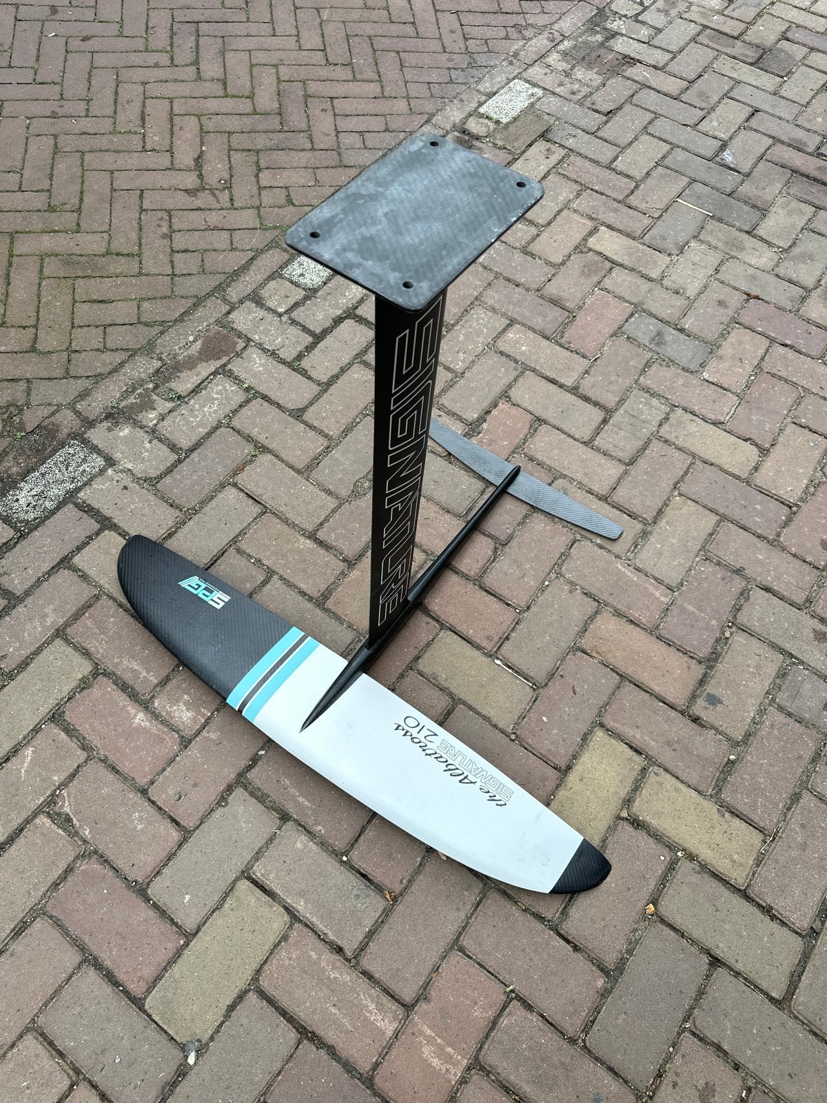 Signature Albatross 210 (1355cm2) - complete carbon foil, Ophalen of Verzenden, Zo goed als nieuw, Wingsurf-hydrofoil