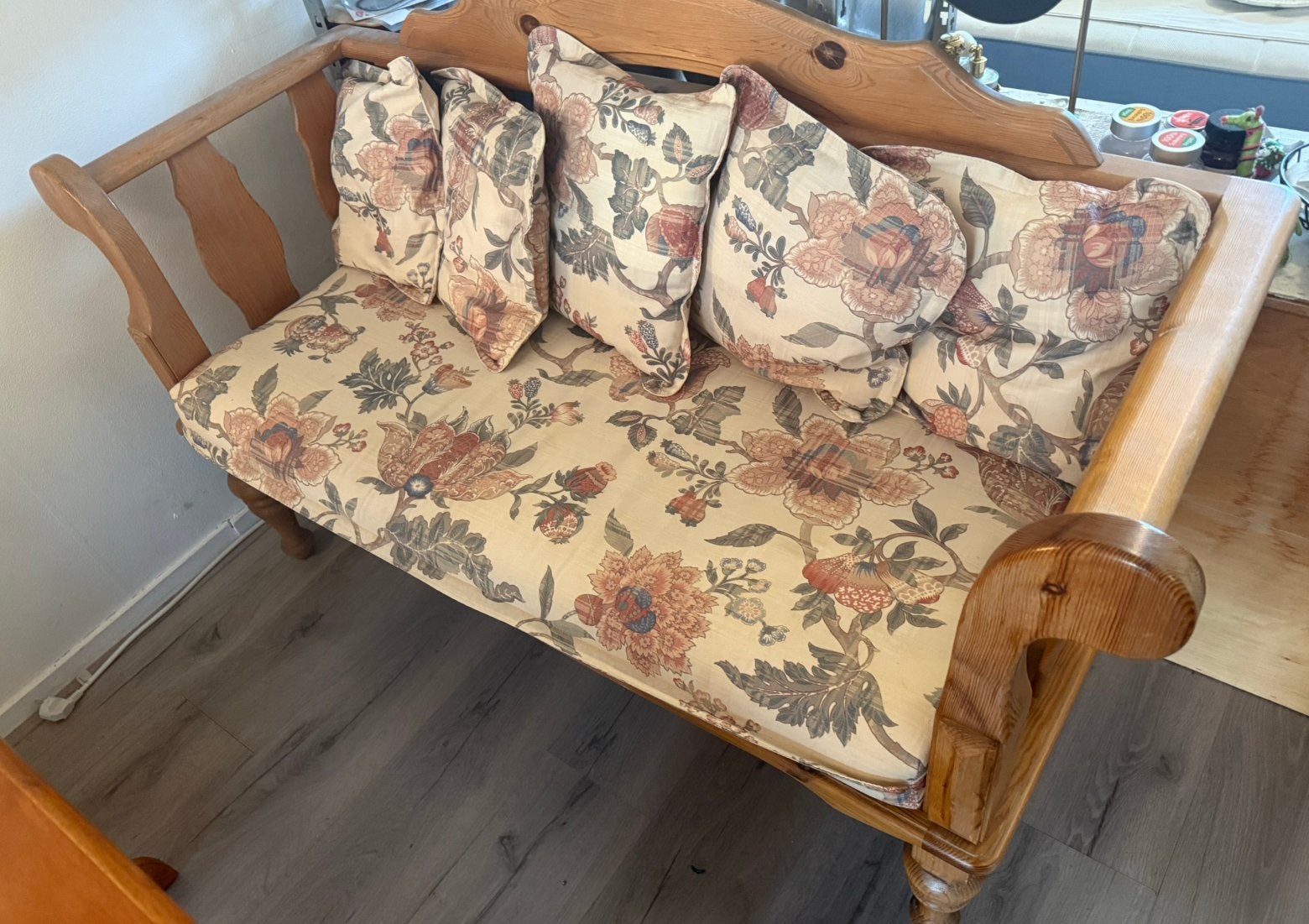 dinning bench, Ophalen, Eenpersoons, 75 tot 100 cm, Zo goed als nieuw