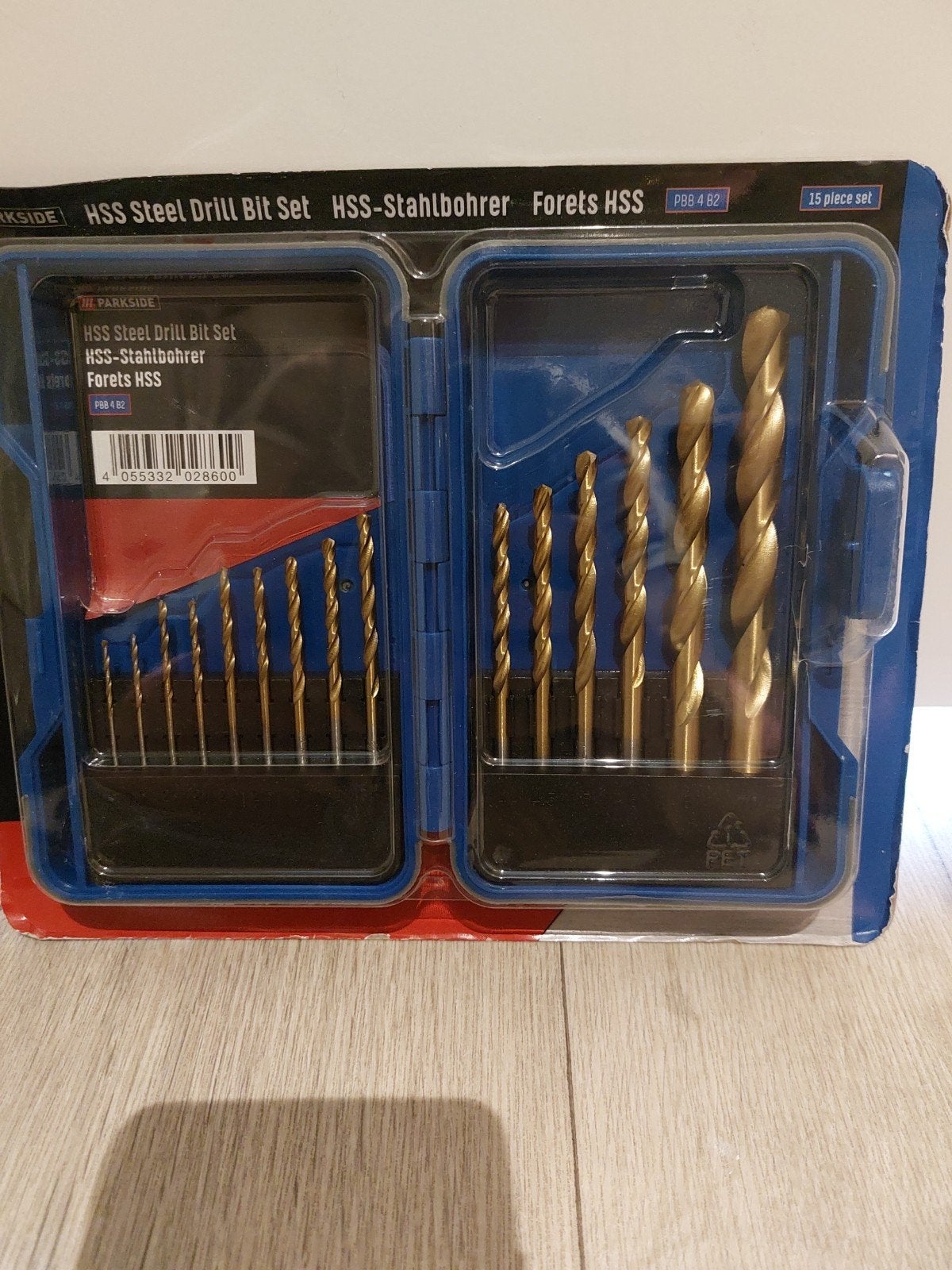 3x Parkside HSS Staalboor Set - 15-delig, Ophalen of Verzenden, Nieuw, Overige typen