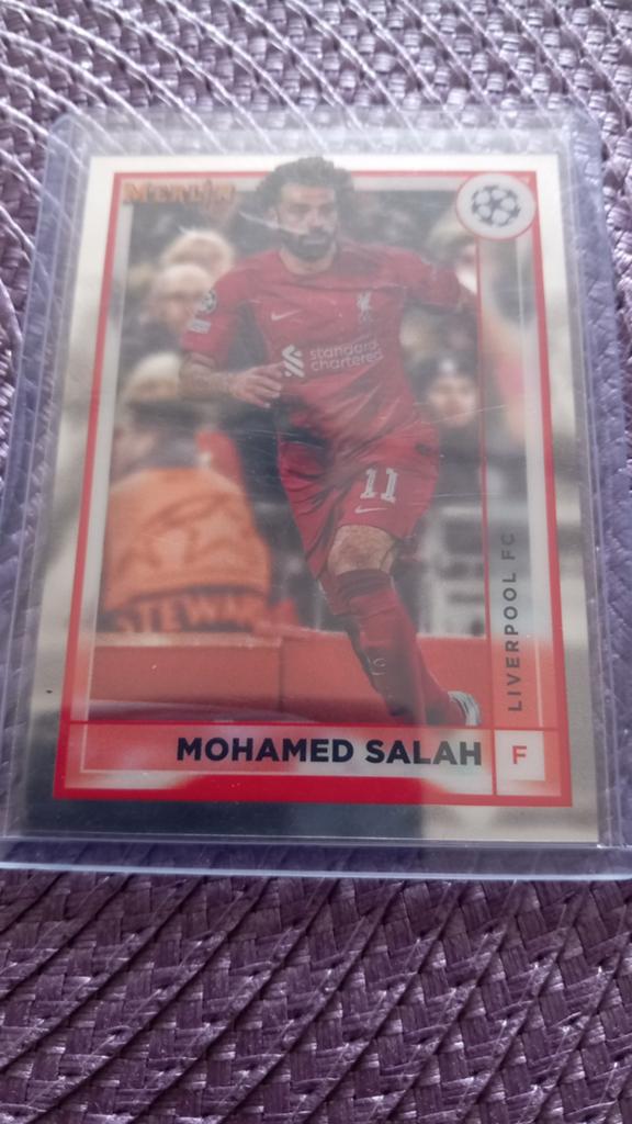 Mohamed Salah Merlin Topps Spelerskaart Liverpool FC, Ophalen of Verzenden