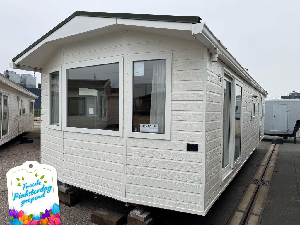 Muller Chalet 10.50 x 3.80 m 3 slp CV Winterhard, Caravans en Kamperen, Niet ingevuld, Niet ingevuld, Niet ingevuld
