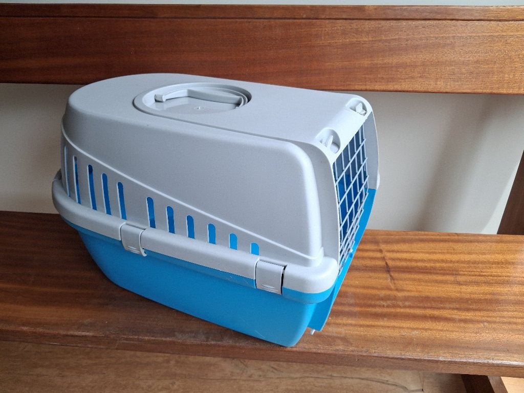 Transportmand kleine huisdieren, Dieren en Toebehoren, Knaagdieren en Konijnen | Hokken en Kooien, Gebruikt, Minder dan 75 cm
