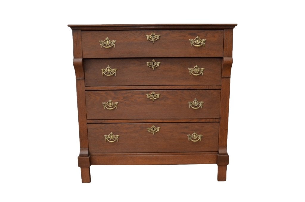 Antieke eiken commode – Hollands, Ophalen of Verzenden