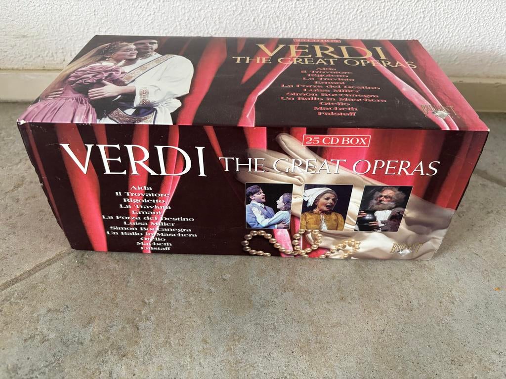 Verdi: The Great Operas - 25 CD Boxset, Ophalen of Verzenden, Romantiek, Zo goed als nieuw, Opera of Operette