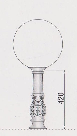 Foto 4 van Gietijzeren wandlantaarn, tuinlamp, lantaarnpalen