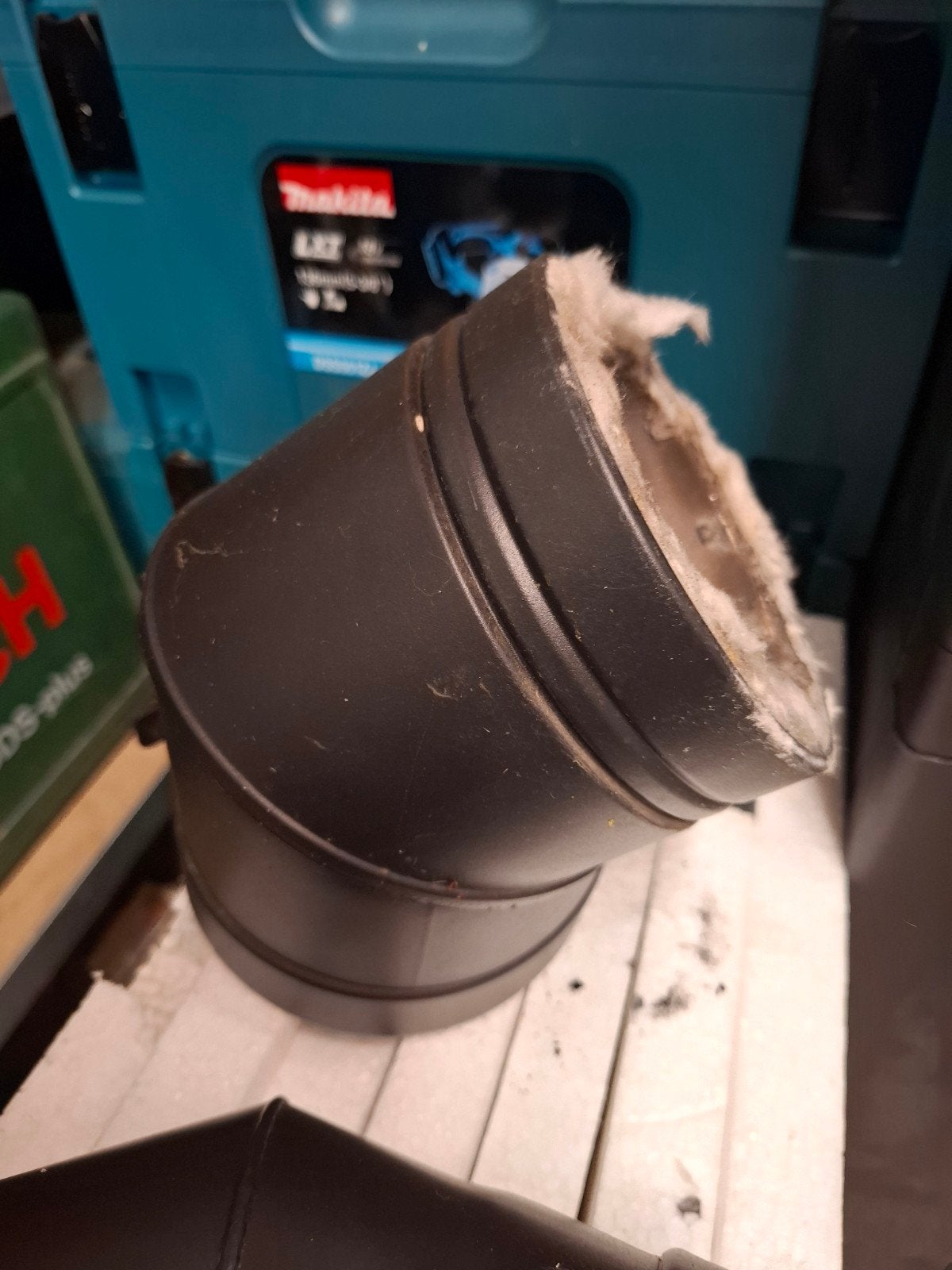 2 bochten voor (pellet)kachel - Gebruikt, Huis en Inrichting, Ophalen of Verzenden, Gebruikt, Overige brandstoffen, Pelletkachel