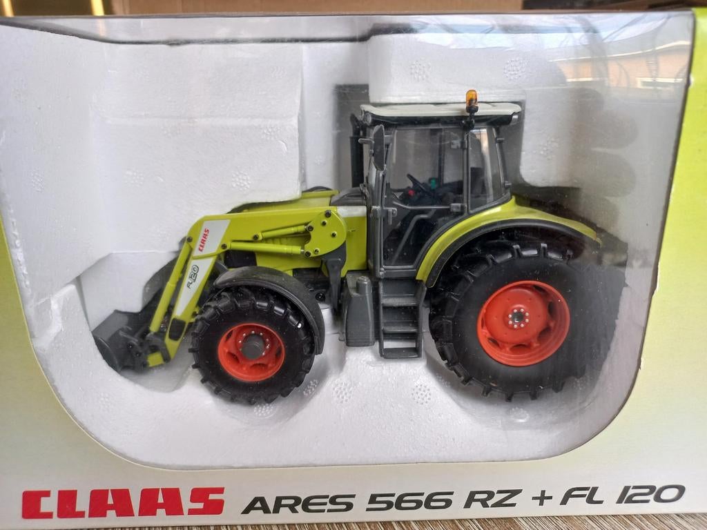 Claas Ares 566 Rz met Fl 120 Voorlader Universal Hobby's, Ophalen of Verzenden, Nieuw, Tractor of Landbouw, Universal Hobbies