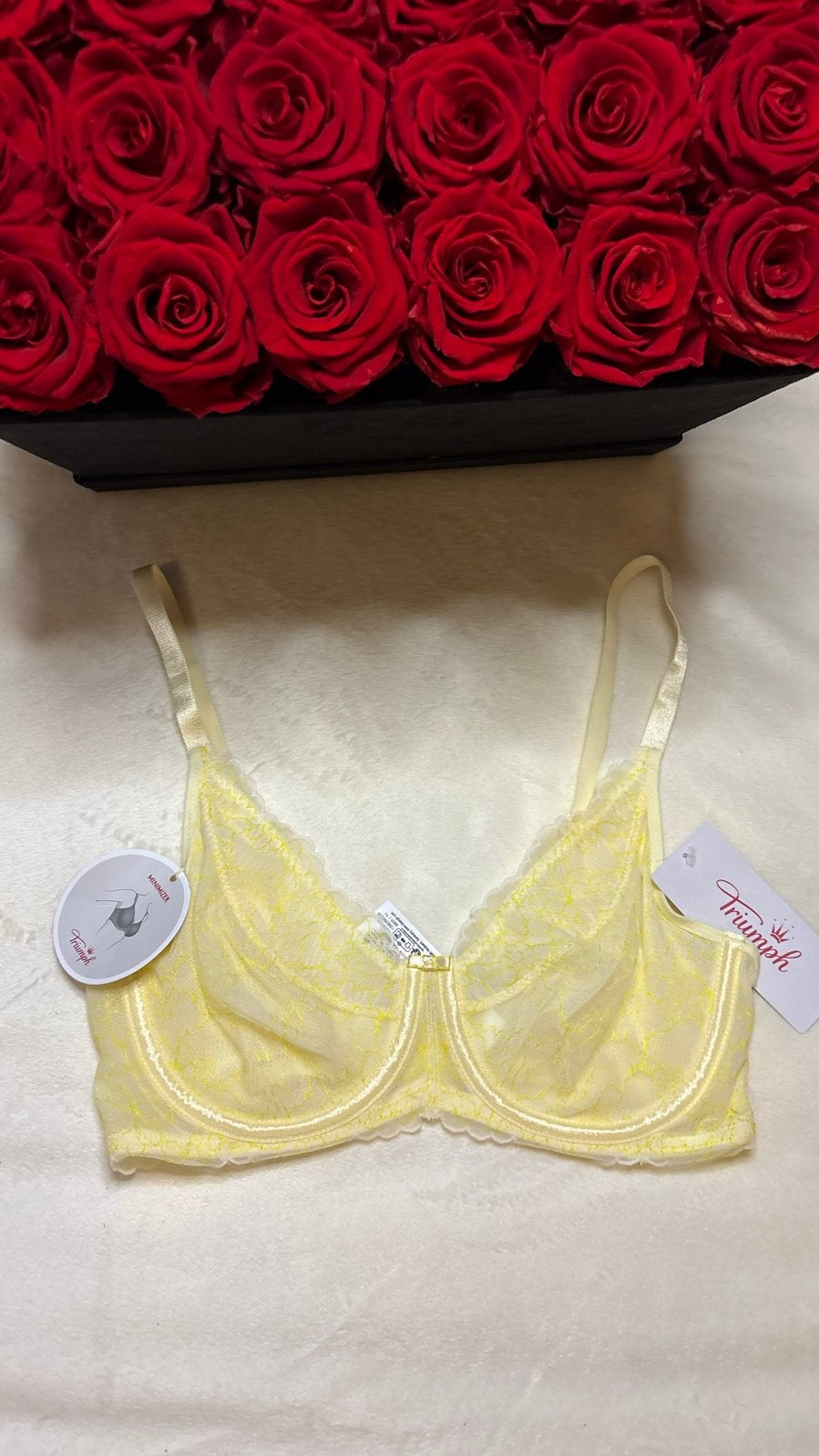 Triumph Minimizer BH 65D - Mirage Spotlight W01 EX, Kleding | Dames, Verzenden, Geel, BH