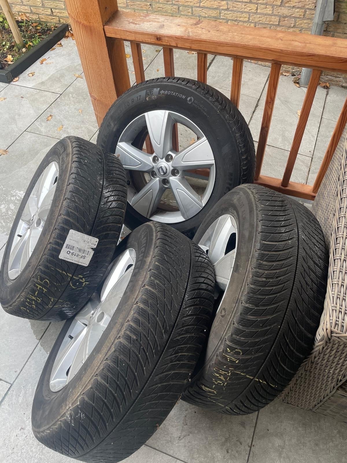 Volvo XC40/60 V40 Lynk&Co Originele Velgen met Winterbanden, Auto-onderdelen, Banden en Velgen, Ophalen, Gebruikt, Banden en Velgen