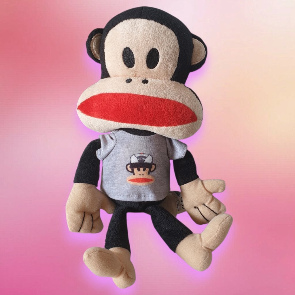 Vintage Paul Frank knuffel aap uit 2014 hoogte 30 cm 0106, Kinderen en Baby's, Speelgoed | Knuffels en Pluche, Overige merken