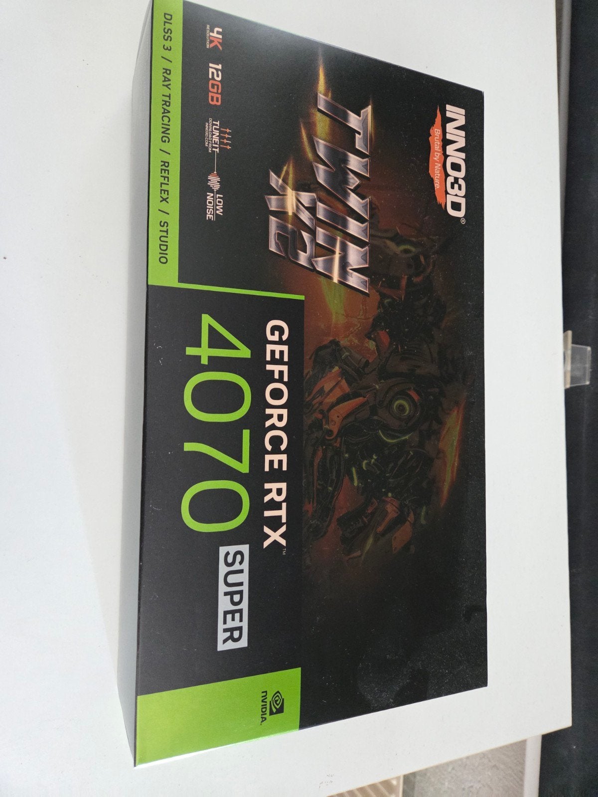 INNO3D GeForce RTX 4070 Super 12GB Grafische Kaart, Computers en Software, Videokaarten, Ophalen, Zo goed als nieuw, GDDR6, PCI-Express 4